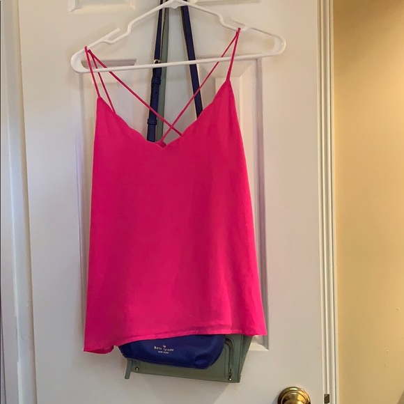 Naked Zebra Tops - Bright pink Naked Zebra size small top